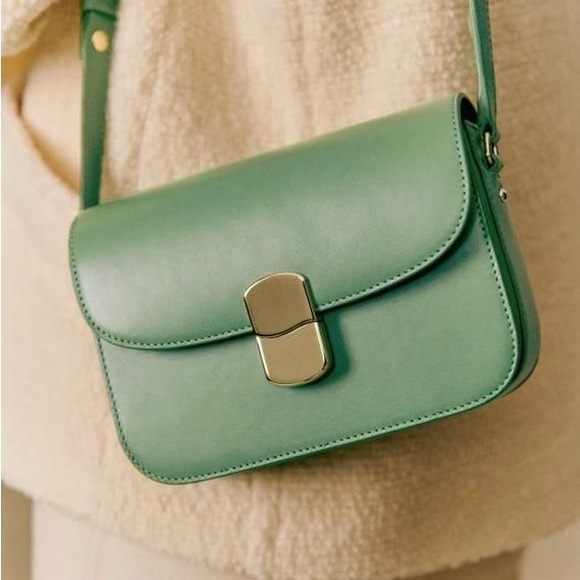 Sezane Handbags - Sezane Mini Milo Green